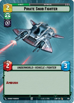 Pirate Snub Fighter (HYPERSPACE) single card from Star Wars Unlimited