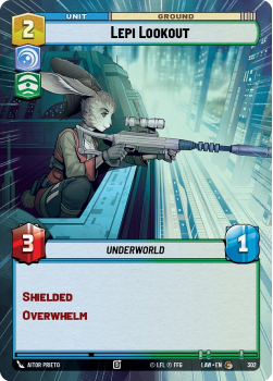 Lepi Lookout (HYPERSPACE) single card from Star Wars Unlimited
