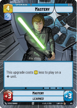 Mastery (HYPERSPACE FOIL) single card from Star Wars Unlimited