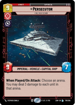 Persecutor - Fire Over Scarif single card from Star Wars Unlimited