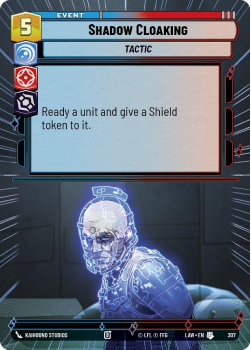 Shadow Cloaking (HYPERSPACE) single card from Star Wars Unlimited