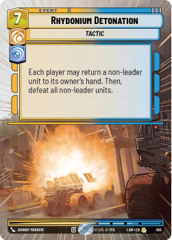 Rhydonium Detonation (HYPERSPACE) single card from Star Wars Unlimited