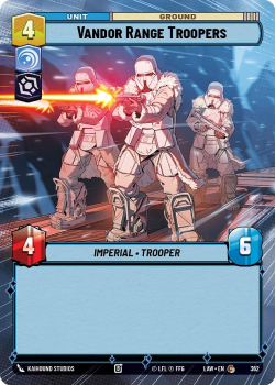 Vandor Range Troopers (HYPERSPACE) single card from Star Wars Unlimited