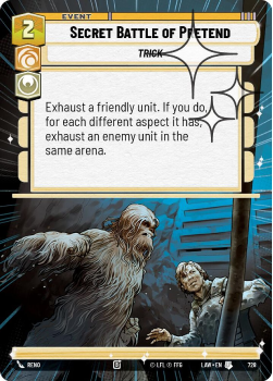 Secret Battle of Pretend (HYPERSPACE FOIL) single card from Star Wars Unlimited