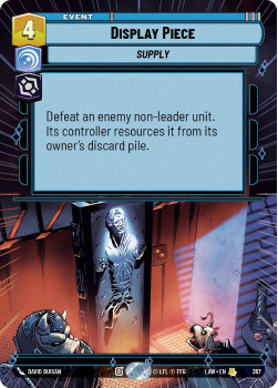 Display Piece (HYPERSPACE) single card from Star Wars Unlimited