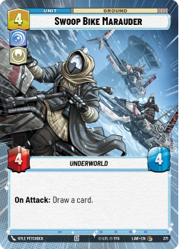Swoop Bike Marauder (HYPERSPACE) single card from Star Wars Unlimited