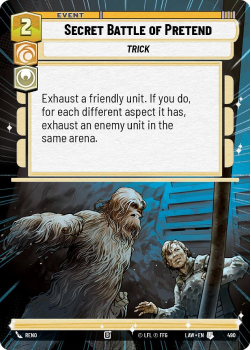 Secret Battle of Pretend (HYPERSPACE) single card from Star Wars Unlimited