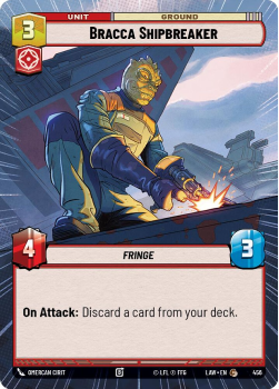 Bracca Shipbreaker (HYPERSPACE) single card from Star Wars Unlimited
