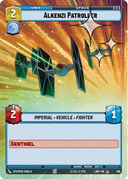 Alkenzi Patroller (HYPERSPACE FOIL) single card from Star Wars Unlimited