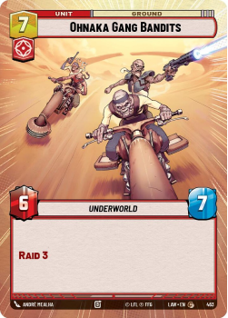 Ohnaka Gang Bandits (HYPERSPACE) single card from Star Wars Unlimited