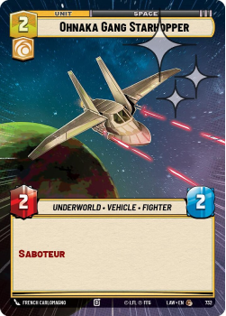 Ohnaka Gang Starhopper (HYPERSPACE FOIL) single card from Star Wars Unlimited