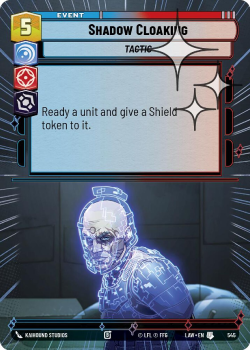 Shadow Cloaking (HYPERSPACE FOIL) single card from Star Wars Unlimited
