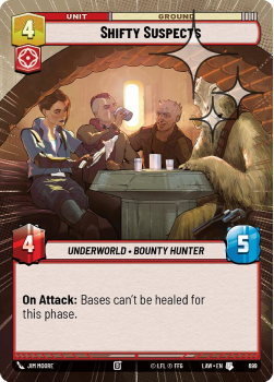 Shifty Suspects (HYPERSPACE FOIL) single card from Star Wars Unlimited
