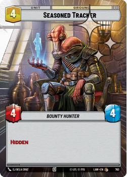 Seasoned Tracker (HYPERSPACE FOIL) single card from Star Wars Unlimited
