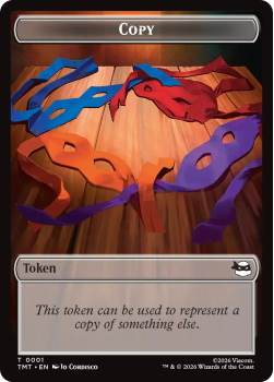 Copy 0001 // Dinosaur Soldier 0002 single card from Magic: the Gathering