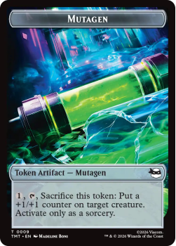 Mutagen 0009 // Robot 0010 single card from Magic: the Gathering
