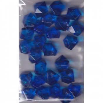 Plastic 4 Games Small Acrylic Gems (Pack of 25) - Transparent Blue