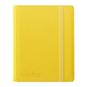 Vault X 9-Pocket Exo-Tec Strap Binder Sunrise Yellow