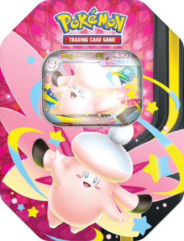 Pokemon Mega Moonlit Gift Tin Mega Clefable