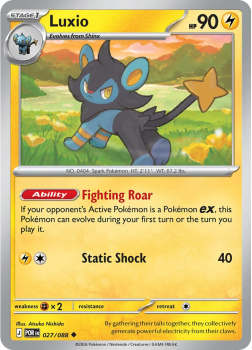 Luxio single card from Pokemon