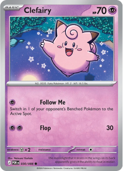 Clefairy single card from Pokemon