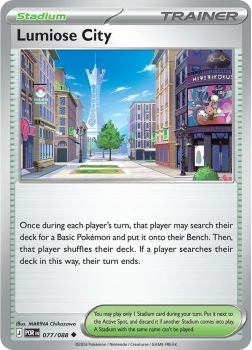 Lumiose City single card from Pokemon