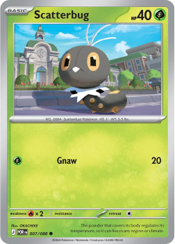 Scatterbug (REVERSE HOLO) single card from Pokemon