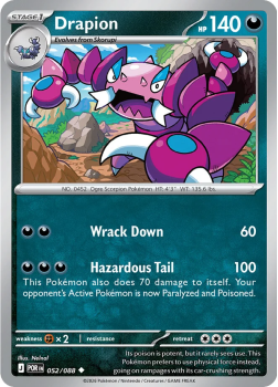 Drapion single card from Pokemon