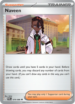 Naveen single card from Pokemon