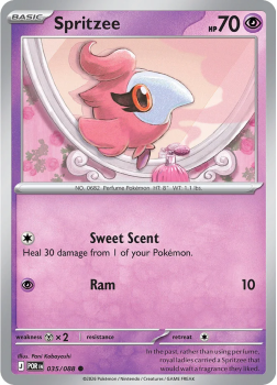 Spritzee single card from Pokemon