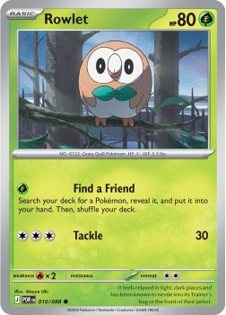 Rowlet single card from Pokemon