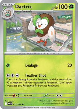 Dartrix single card from Pokemon