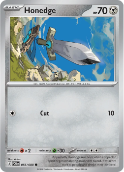Honedge single card from Pokemon
