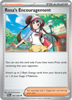 Rosa's Encouragement single card from Pokemon