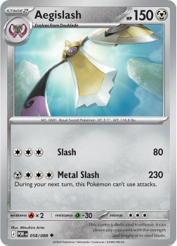Aegislash single card from Pokemon