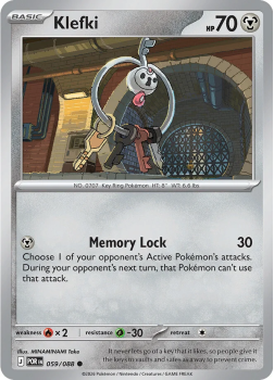 Klefki single card from Pokemon