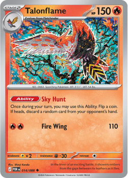 Talonflame single card from Pokemon