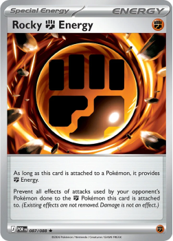 Rocky Energy (holo) single card from Pokemon