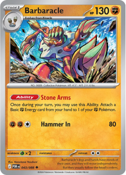 Barbaracle single card from Pokemon