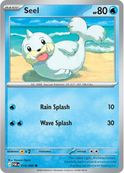 Seel single card from Pokemon