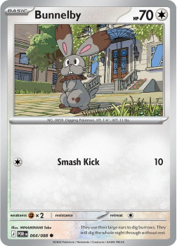 Bunnelby single card from Pokemon