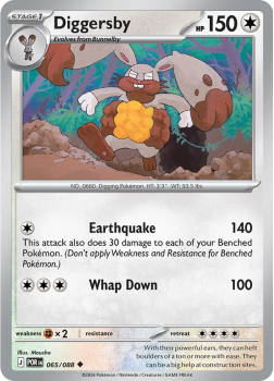 Diggersby single card from Pokemon