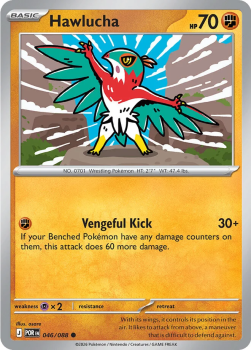 Hawlucha single card from Pokemon