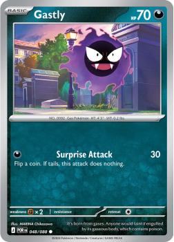 Gastly single card from Pokemon