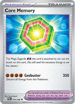 Core Memory single card from Pokemon