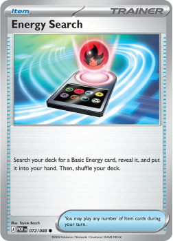 Energy Search single card from Pokemon
