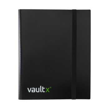 Vault X 9-Pocket Strap Binder Black