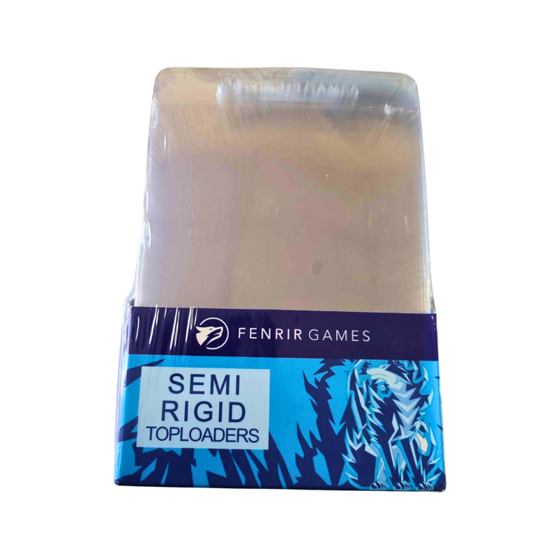 Toploader Semi Rigide Semi Rigid Toploaders | Fenrir Games | Card Grading Supplier