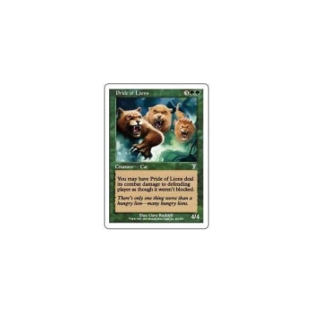 Pride of Lions : SEVENTH EDITION 261/350 - Magic the Gathering Single Card
