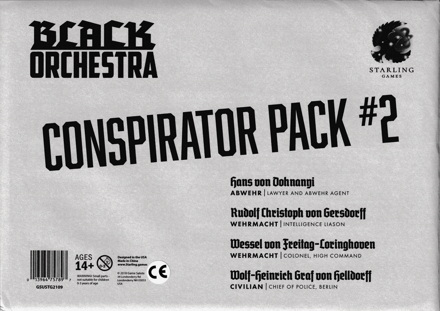 Black Orchestra Conspirator Pack #2